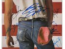 BRUCE SPRINGSTEEN + E STREET BAND - SIGNED - VINYL LP SLEEVE ONLY 100% ORIGINAL
