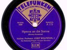 BLUE GERMAN TELEFUNKEN SET: WOLFSTHAL PLAYS RIMSKY-KORSAKOV PIECES (1930)