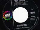 NORTHERN SOUL 45 RPM- THE PLAYERS on MINIT  RECORDS