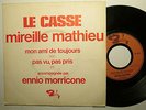 MIREILLE MATHIEU BO FILM LE CASSE ENNIO MORRICONE PROMO BARCLAY