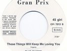 BLUE SHARKS - These things will keep me loving you ITALIAN ONLY NORTHERN SOUL 45