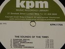 KPM 1170 LIBRARY LP   SOUNDS OF THE TIMES   HAWKSHAW LAMONT FIDDY GRAY RICHMOND