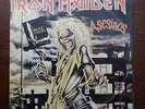 IRON MAIDEN Asesinos URUGUAY Killers SPANISH ONLY TITLES B&W BACK PROMO LP
