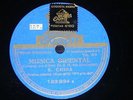 ETHNIC 78 rpm RECORD Odeon CHINA Musica Oriental P´I P´A CHI / TSO FANG TSAO