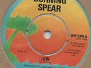 BURNING SPEAR   LION ** 1976 ISLAND 45