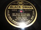PRE WAR BLUES/ JAZZ- TRIXIE SMITH- BLACK SWAN 78 RPM- MY MAN ROCKS ME - LISTEN