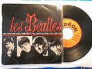THE BEATLES ODEON EP FRANCE SOE 3750 LABEL ORANGE GLACE RECTO VERSO