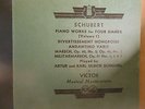 Schubert Piano Works For Four Hands Karl Ulrich & Artur Schnabel Victor M-436