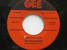 THE FIVE CROWNS Do You Remember / God Bless You GEE 45 1001 DOO WOP