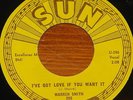 WARREN SMITH I'VE GOT LOVE   USA MEMPHIS SUN VINYL 7