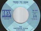 13th FLOOR ELEVATORS You're Gonna Miss Me SECOND I.A. PRESSING 45 THIRTEENTH