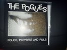 The POGUES Police Perverse & Pills DOUBLE LP LIVE very rare with setlist sheet