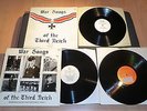 WAR SONGS OF THE THIRD REICH VOL 1 & 3 AND LUFTWAFFE HISTORICAL VOICE US 3 x LP