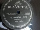 Elvis Presley Canada 78 RPM Record RCA Heartbreak Hotel/I Was the One V+(+)