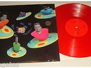 1990 red colored vinyl DEVO Smooth Noodle Maps LP Enigma Records Stuck In A Loop