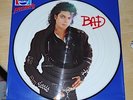 MICHAEL JACKSON BAD PICTURE DISC PEPSI PROMO COVER LP ALBUM NO PROMO CD RARE