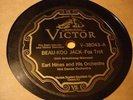 JAZZ EARL HINES ORCH Beau-Koo-Jack/Good Little,Bad Little You VICTOR 38043