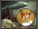 LED ZEPPELIN - TRAMPLED UNDER FOOT - FRAMED  SILVER or GOLD 45rpm  RECORD