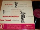Mozart VIOLIN sonatas GRUMIAUX  HASKIL Philips minigroove A 00338 L 1956 Jubilee