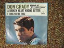 Don Grady A Broken Heart Knows Better 45 Record 1964