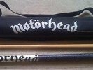2 PIECE POOL CUE WITH OFFICIAL MOTORHEAD LOGO AND CARRY CASE..EXCELLENT UNUSED