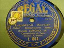 78 rpm L'APPRENTI SORCIER (dukas) sinfonia scherzo part.1/2 - P. GAUBERT