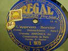 78 rpm L'APPRENTI SORCIER (dukas) sinfonia scherzo part.3/4 - P. GAUBERT