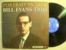 BILL EVANS Portrait in Jazz ORIG RIVERSIDE JAZZ LP