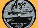 DOO-WOP : THE RAVENS ON ARGO 78 5276 - SING BUDDY HOLLY'S 