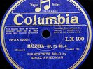 IGNAZ FRIEDMAN   Chopin Mazurkas   3 records 12