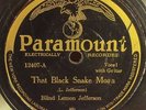 Paramount Records 12407 - Blind Lemon Jefferson - That Black Snake/Stocking Feet