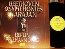 DEUTSCH GRAM 1977: KARAJAN: BEETHOVEN 9 SYMPHONIES MINT- 8 LPS LPs PLAY GRADED