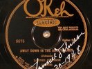 Lonnie Johnson (guitar solos), Okeh 8575, E (autographed by Lonnie Johnson)