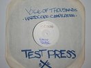 CONVERSION RECORDS 6  VOICE OF THOUSANDS COMP TEST PRESS OUTSPOKEN INTEGRITY SXE