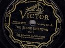 PRE-WAR HILLBILLY / ECK ROBERTSON & HIS FAMILY - ISLAND UNKNOWN (Vi V-40166)