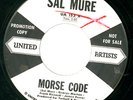 Sal Mure UA 153 VG+ Rockabilly promo 45 Morse Code b/w Desire