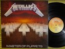 METALLICA, MASTER OF PUPPETS, LP 1989 RARE UK VERTIGO A/B EX+/EX INNER/SL