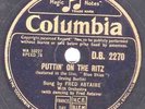 CLASSIC 1946 FRED ASTAIRE 78 PUTTIN ON THE RITZ / CRAZY FEET UK COL. DB 2270 VG+