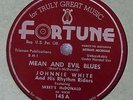 VERY RARE Johnnie White & His Rhythm Riders with Skeet's McDonald - 78 RPM EVIL