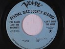 PAL RAKES & PROPHETS: Can't Deny The Hurt / Old Shep 45 (dj, sm wol) rare Soul