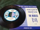 THE BEATLES Rare Promo 45 VJ 581 With Repro PS Sleeve  Please Please Me/ From Me