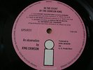 KING CRIMSON IN THE COURT A3/B3 SCARCE 1969 UK first Press Pink Island Vg/Vg