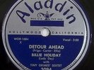 BILLIE HOLIDAY Detour Ahead ALADDIN 78 * HEAR IT * female jazz vocal