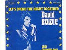 David  Bowie Let's Spend The Night Together/Lady Grinning Soul RCA Sweden rar