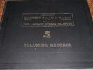 BEETHOVEN - Quartet n° 15 OP.132 LONDON STRING QUARTET  COLUMBIA  5-78 RPM  NM