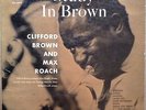CLIFFORD BROWN and MAX ROACH   STUDY IN BROWN   ORIG EMARCY 36037 DG