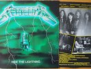 METALLICA Ride The Lightning LP RARE GREEN COVER MISPRINT BERNETT french
