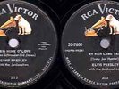 Elvis Presley Rock'N Roll 78 RPM Record A big hunk o'love / My wish came true