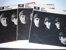 1960s THE BEATLES LP covers only WITH THE HELP REVOLVER RUBBER HARD DAYS NIGHT