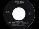 Northern Soul 45 JIMMY BRASWELL This Time It's Got To Be For Real/Time Waits For